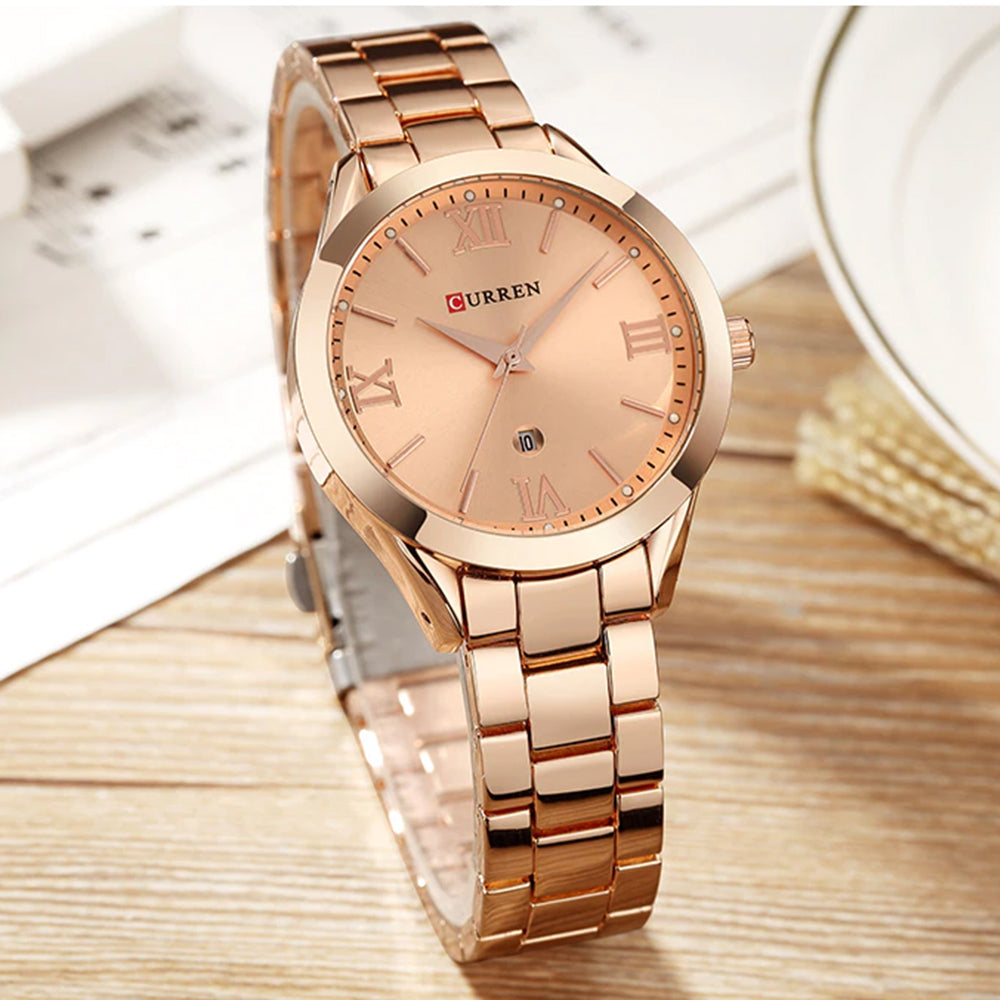 Reloj Curren 9007 Para Mujer Dama Negoci