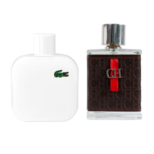 PERFUME LACOSTE BLANC 100 ML + CH MEN 100 ML