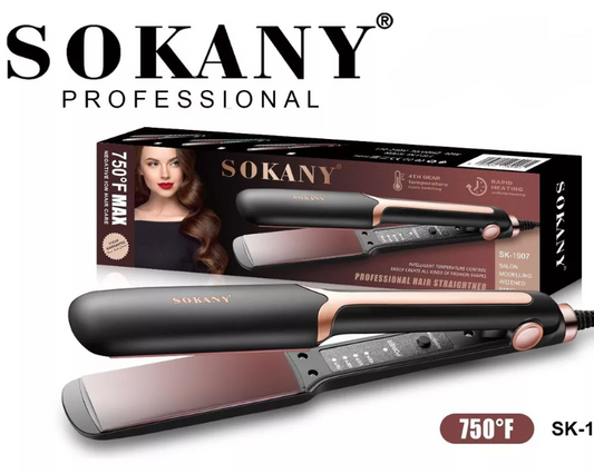 Plancha De Pelo Profesional Sokany